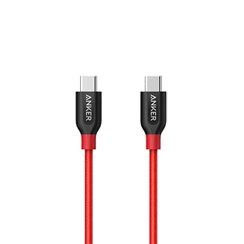 کابل تبدیل USB-C به USB-C انکر مدل A8187 Powerline Plus طول 0.9 متر